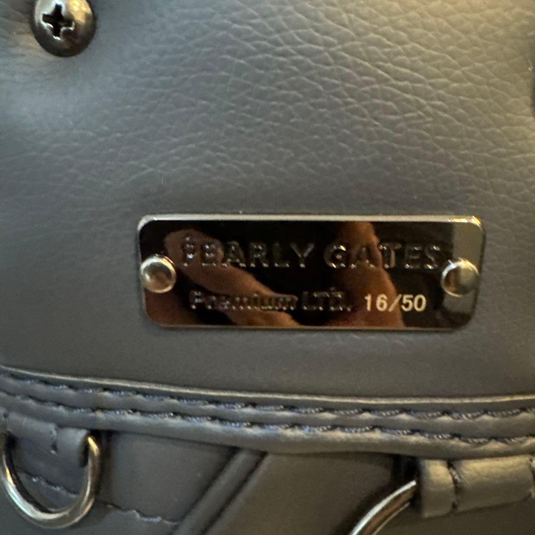 PEARLY GATES ブラックキャディバッグ