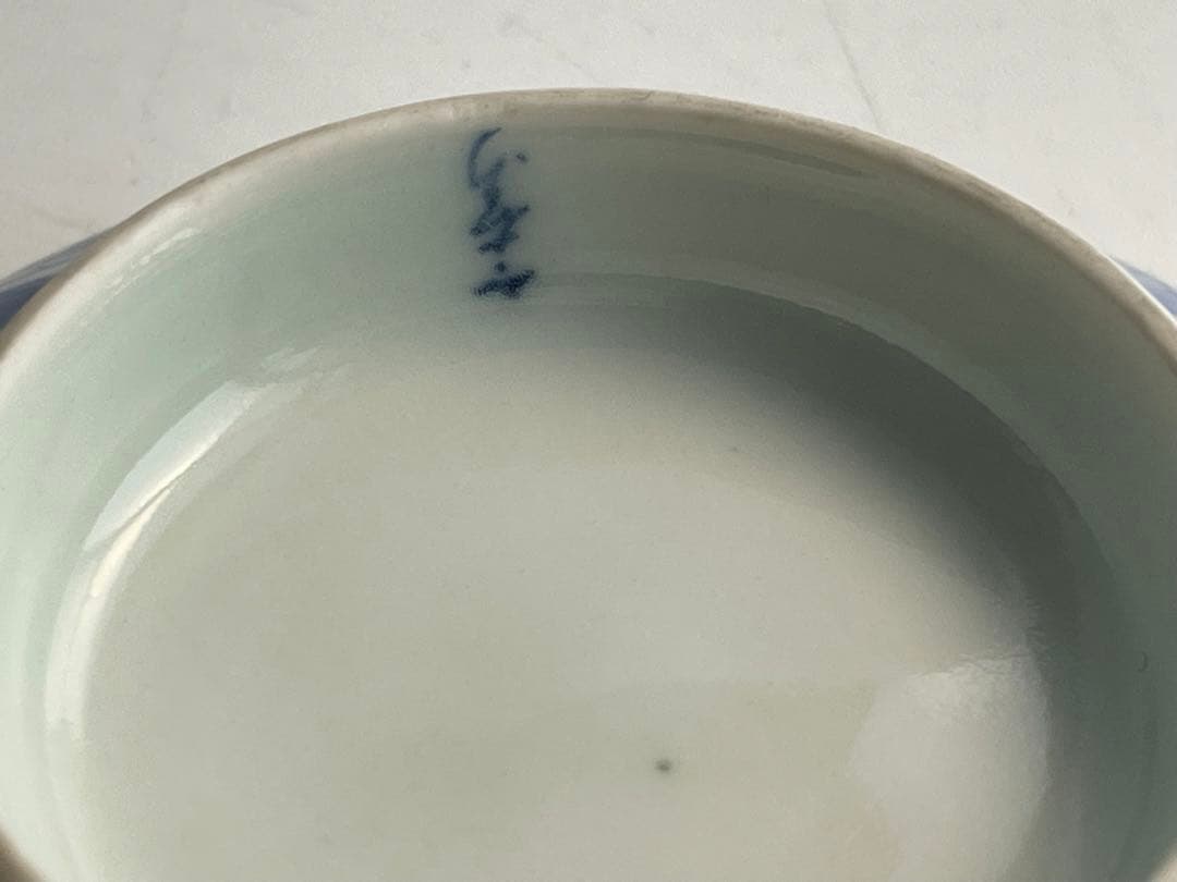 陶芸家　人間国宝　今泉今右衛門　染錦　三方割橘文　皿　5枚揃　鍋島写　鍋島焼