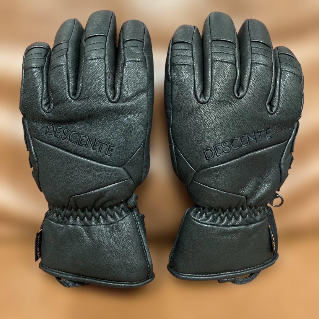 DESCENTE デサントブラック スキーグローブ　スノーボードグローブ