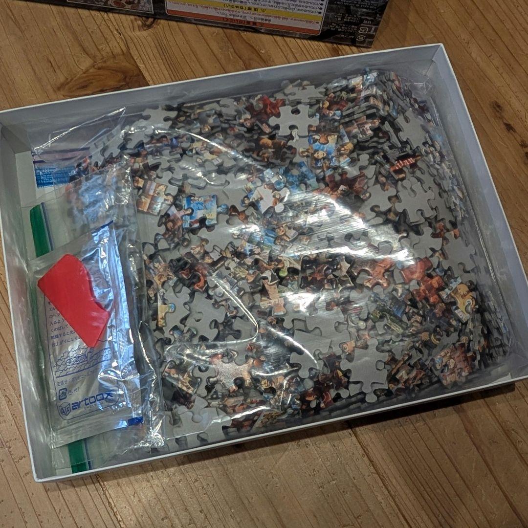 進撃の巨人 モザイクアート ジグソーパズル 1000ピース ピース完品 レア