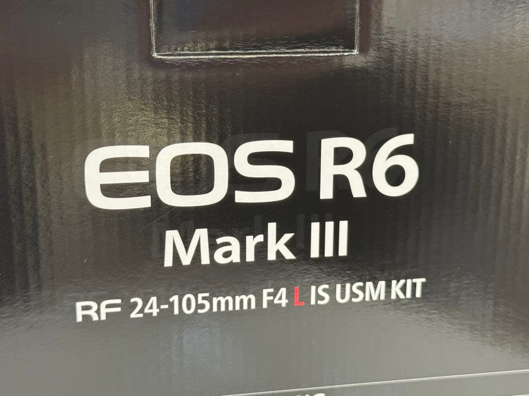 Canon EOS R6 Mark III 最新　ボディ本体未開封　付属品箱あり