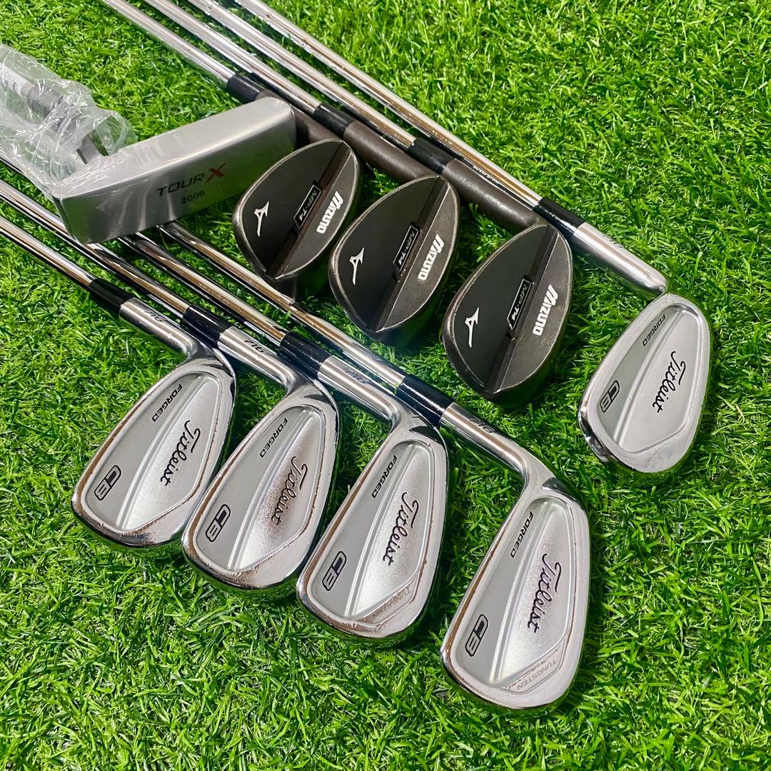 タイトリスト ゴルフセット 915 CB716 左 レフティ 12本 メンズ