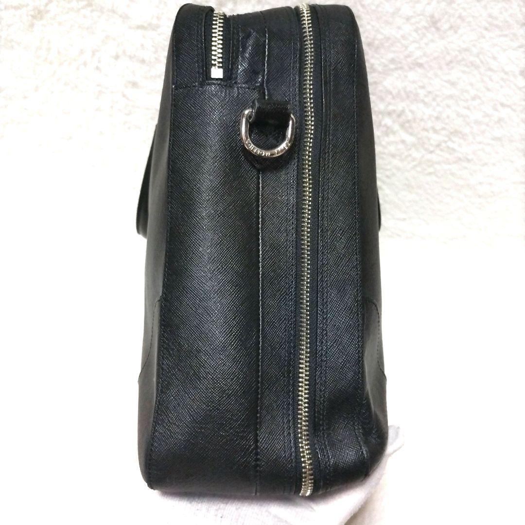 【美品】ペッレモルビダ キャピターノ 2室 サフィアーノレザー ビジネスバッグ