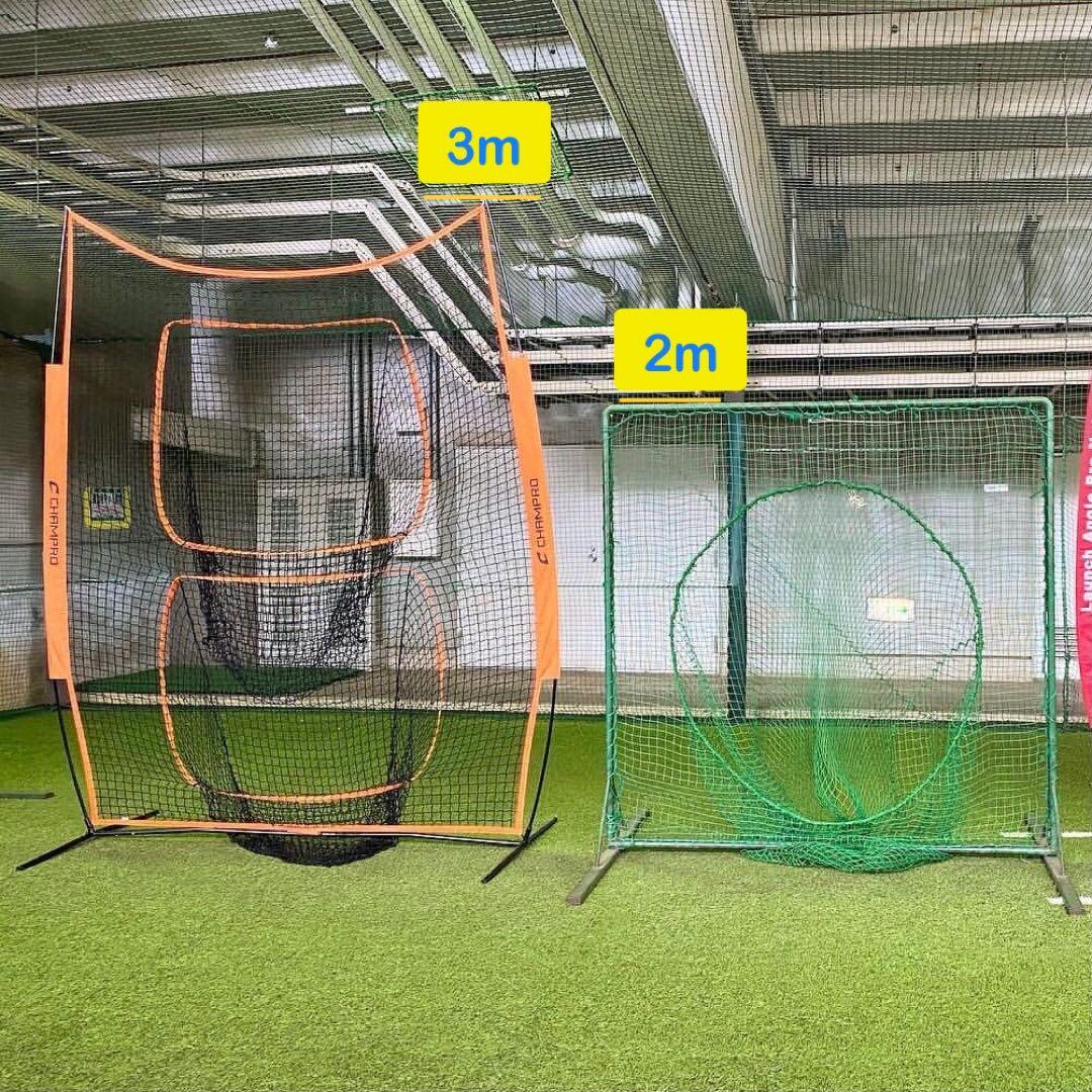 2.1m × 3m ビッグサイズ　組立　持運び　防球ネット ティーバッティング