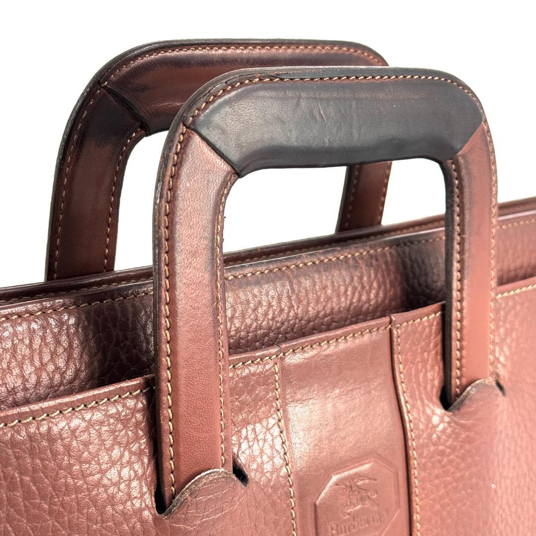 Burberry　レザー　ビジネスバッグ　ブリーフケース　バーバリー