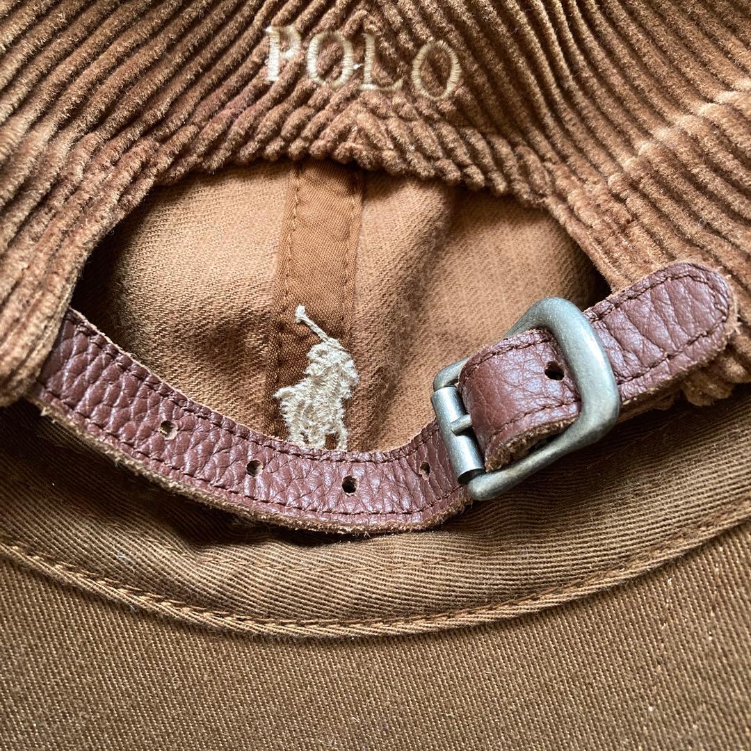 90-00s polo ralph lauren コーデュロイ キャップ