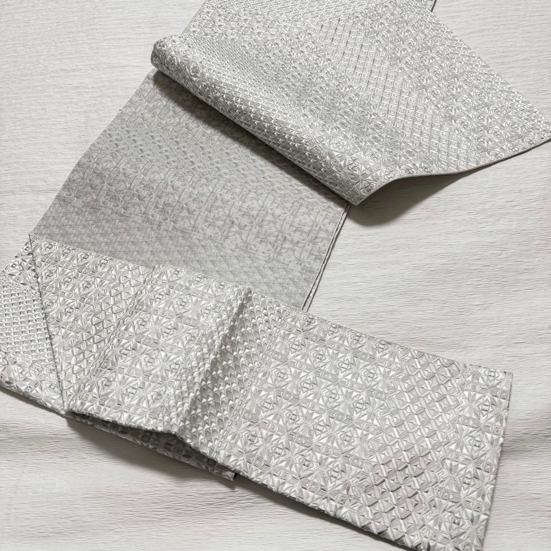 専用m-98 本場筑前博多織 大倉織物 誠之輔 琥珀織 正絹 名古屋帯