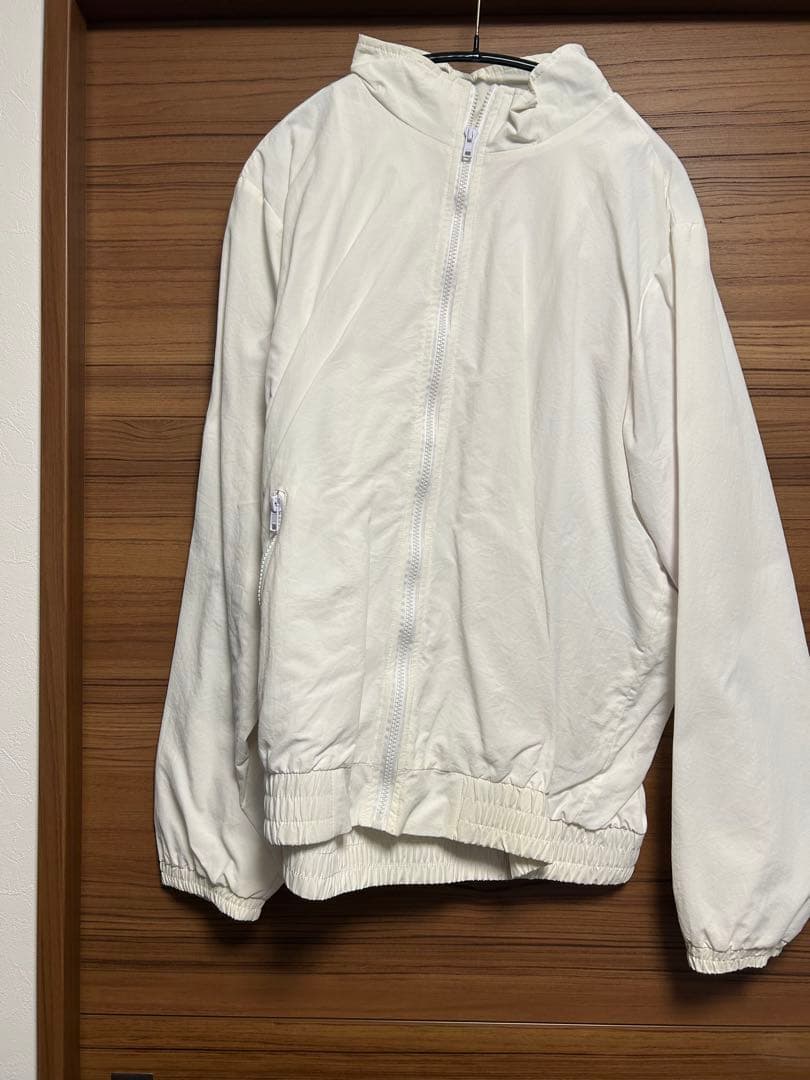 Supreme ナイロンジャケット ホワイト/レッド