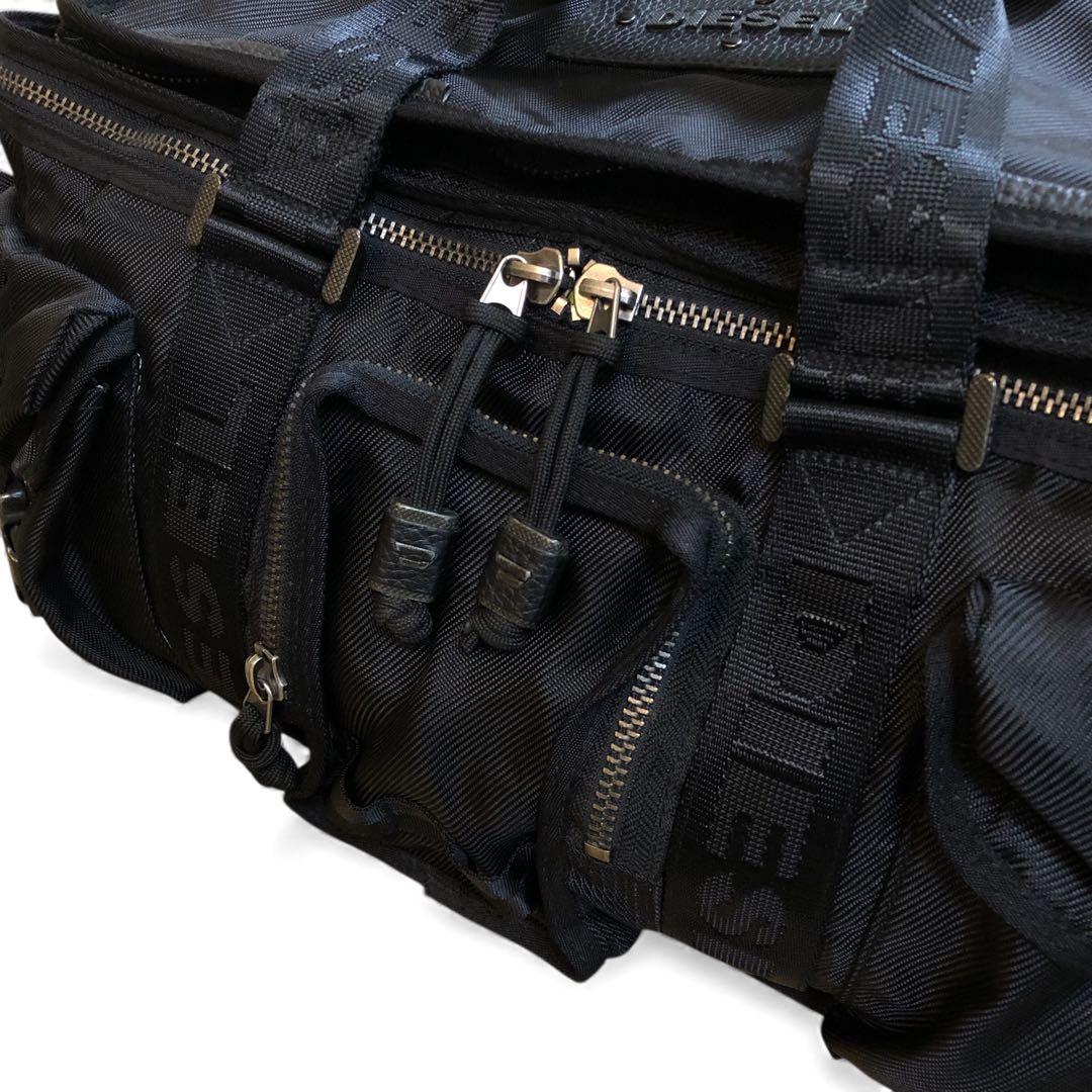 DIESEL ディーゼル 2wayショルダーバッグ ボストン y2k 黒 大容量