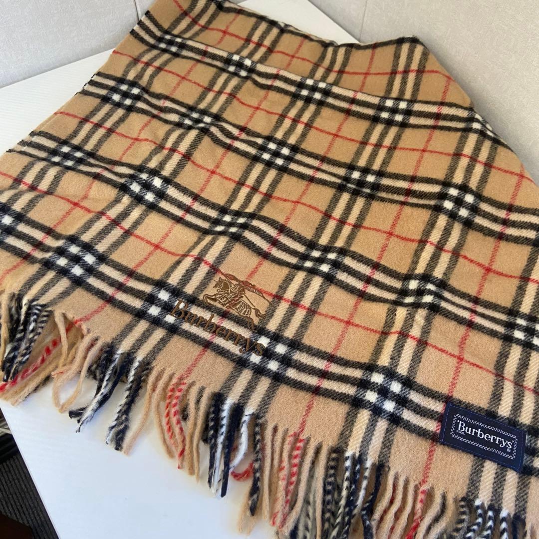 未使用⭐️Burberrysバーバリー 膝掛け ウール　ノバチェック