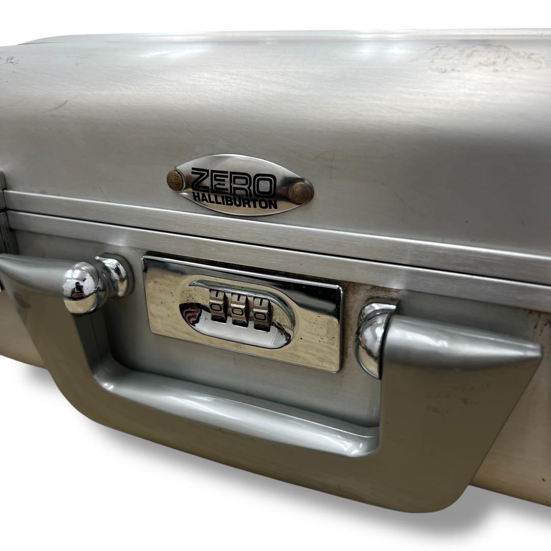 【Y】ゼロハリバートン シルバー アルミニウム ハードケース アタッシュケース