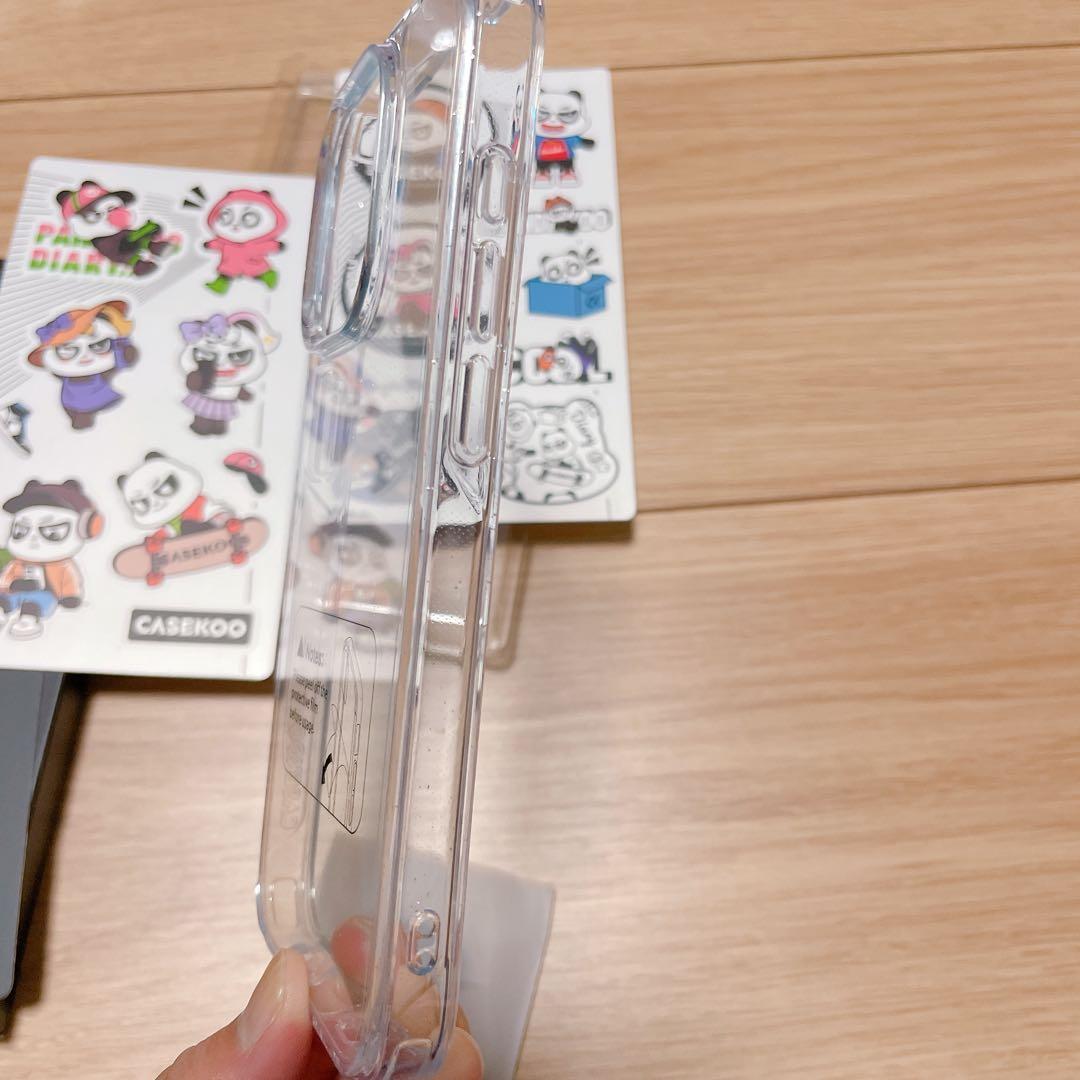 iPhone 15 Pro 用 ケース クリア 耐衝撃 米軍MIL規格