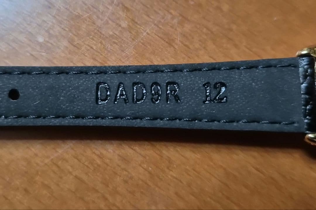 セイコーノイエ　腕時計レディース　オーバル黒革ベルト1F21-5B70