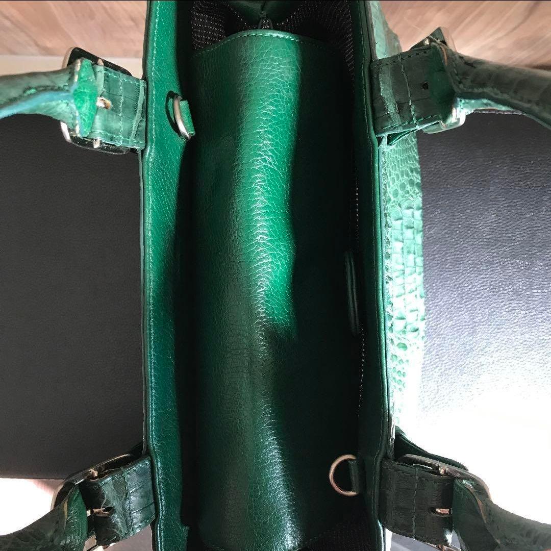 最後のお値下げ！クロコダイル　2wayハンドバッグ