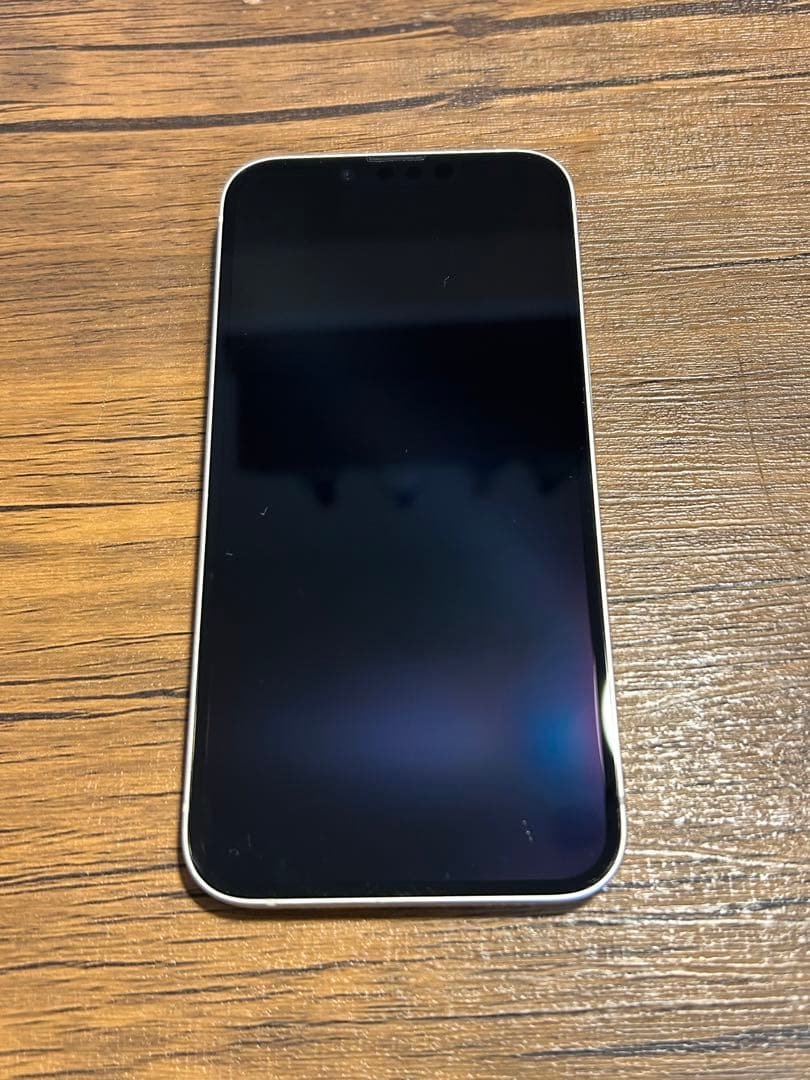 Apple iPhone 14ホワイト SIMフリー　裏面ひび割れあり