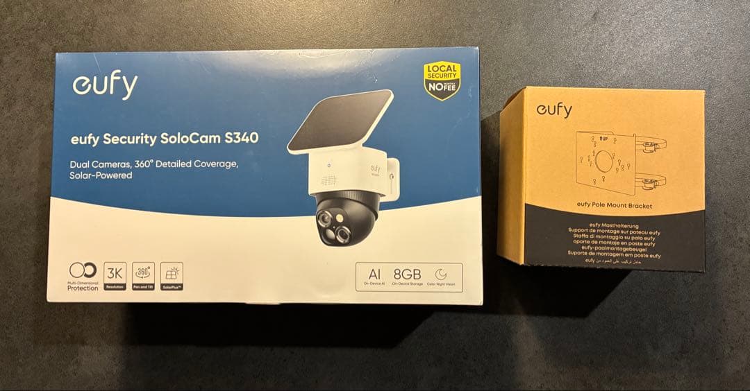 Anker eufy SoloCam S340➕ 専用ポール取付マウント