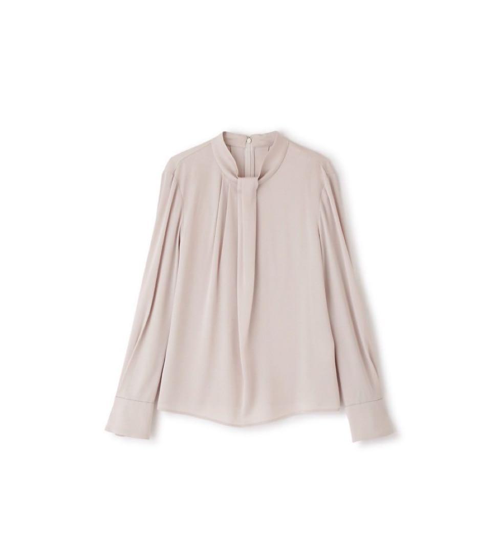 【ピンキーアンドダイアン】ドレープブラウス　ベージュ　38