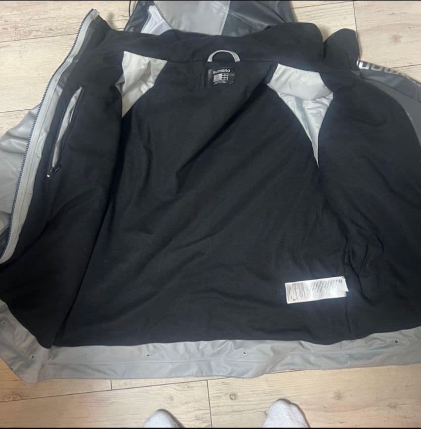 Shimano フィッシングスーツ(上下セット) グレー/ブラック