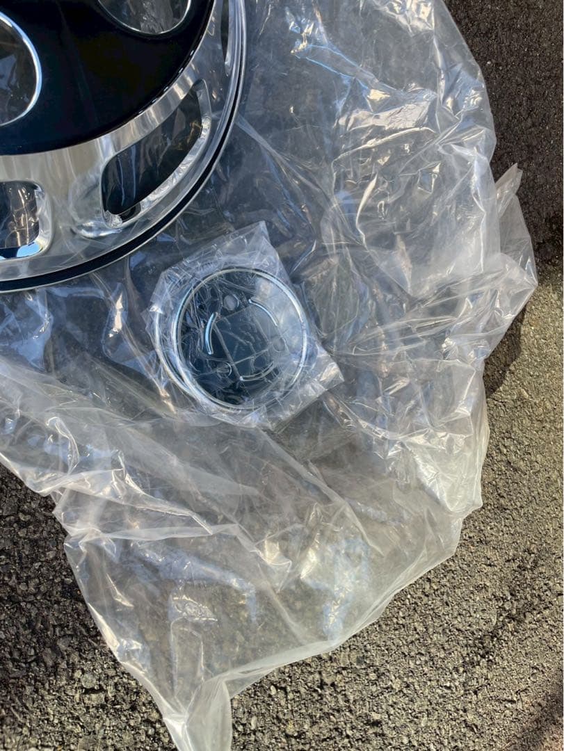 新品　ホイールカバー　17.5 フロント　ファイター　レンジャー　メッキ