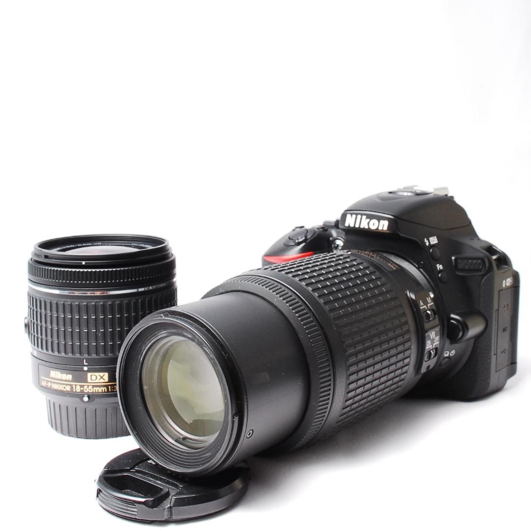 【新品級】Nikon D5600 Wレンズ 初心者おすすめ Wi-Fi転送