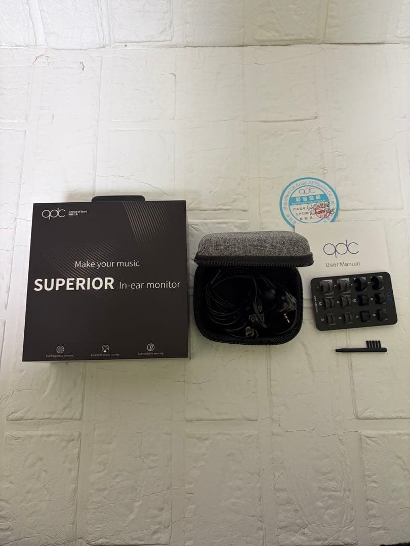 【ほぼ未使用】qdc イヤホン SUPERIOR