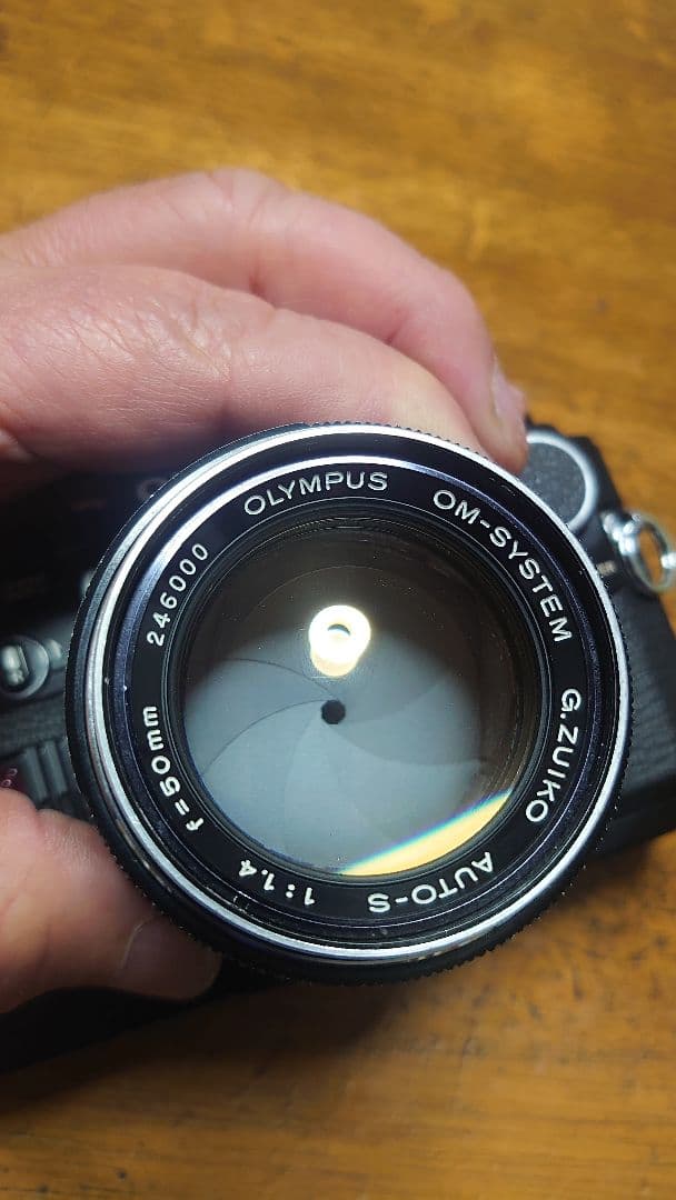 OLYMPUS OM-10 Black 50mmF1.4 完動機です