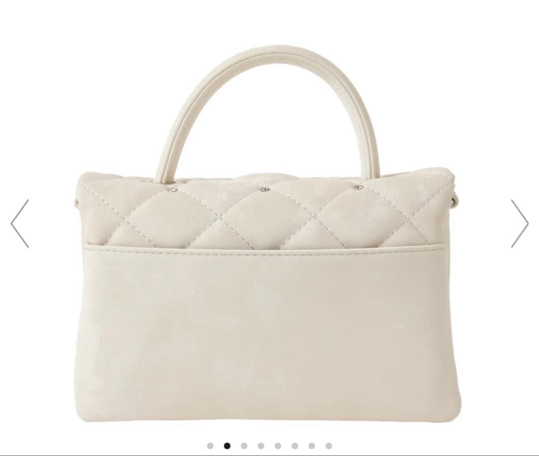 DIANA お呼ばれ パーティー ミニバッグ ショルダーバッグ アイボリー