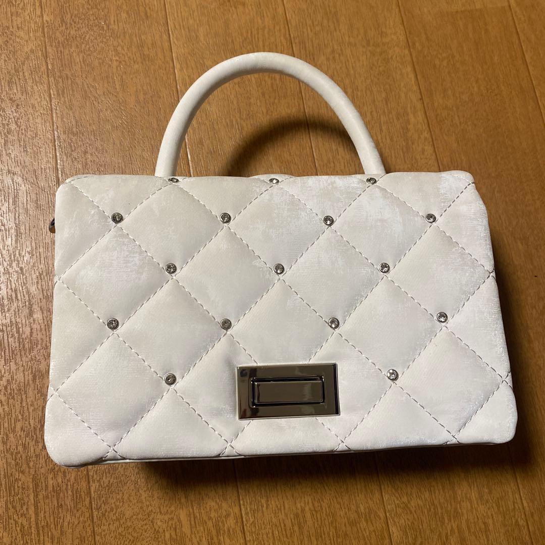 DIANA お呼ばれ パーティー ミニバッグ ショルダーバッグ アイボリー