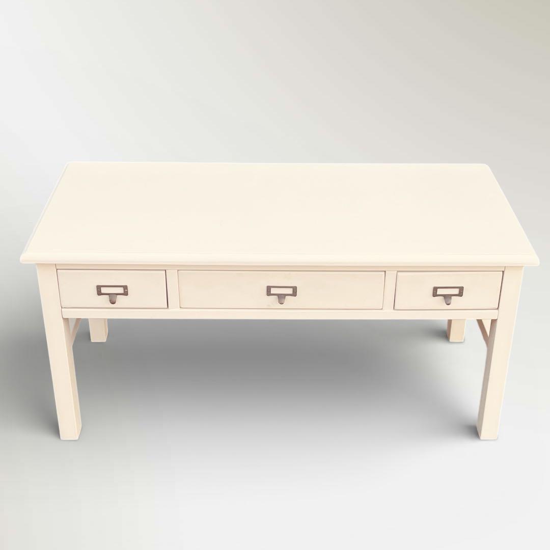 関家具 mam セージ センターテーブル パイン無垢材 フレンチカントリー