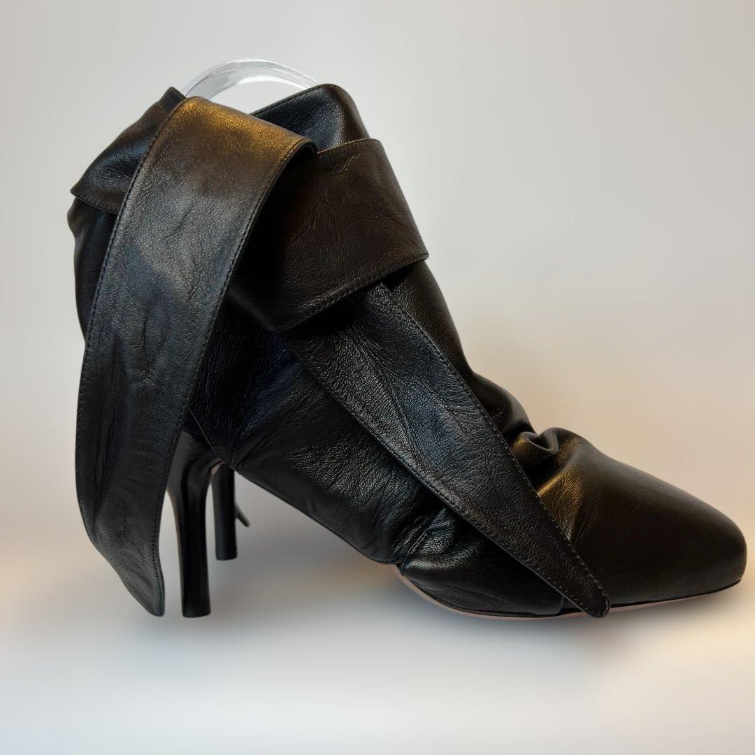 【新品☆未使用】CELINE セリーヌ フィービー期バックレスラムレザーパンプス