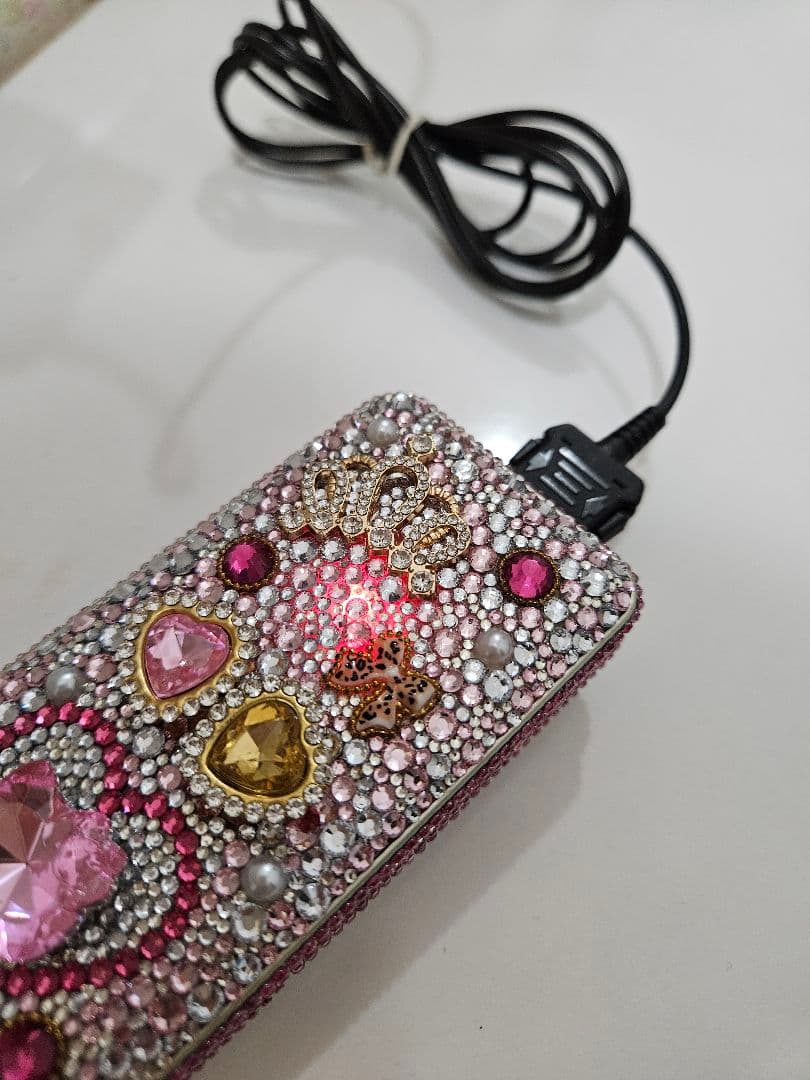 【ハート②】デコ電/平成レトロ/ガラケー/ギャル/GAL/キティ/凸電