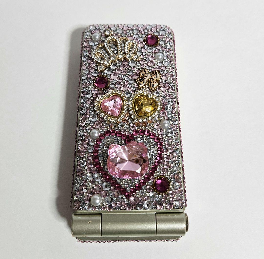 【ハート②】デコ電/平成レトロ/ガラケー/ギャル/GAL/キティ/凸電