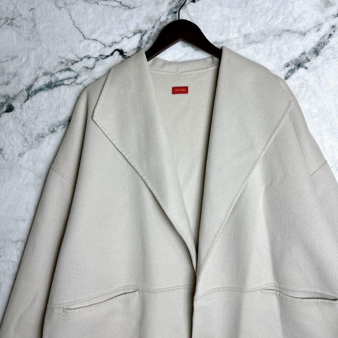 DES PRES デプレ ダブルフェイス メルトンビーバー ショートコート 36