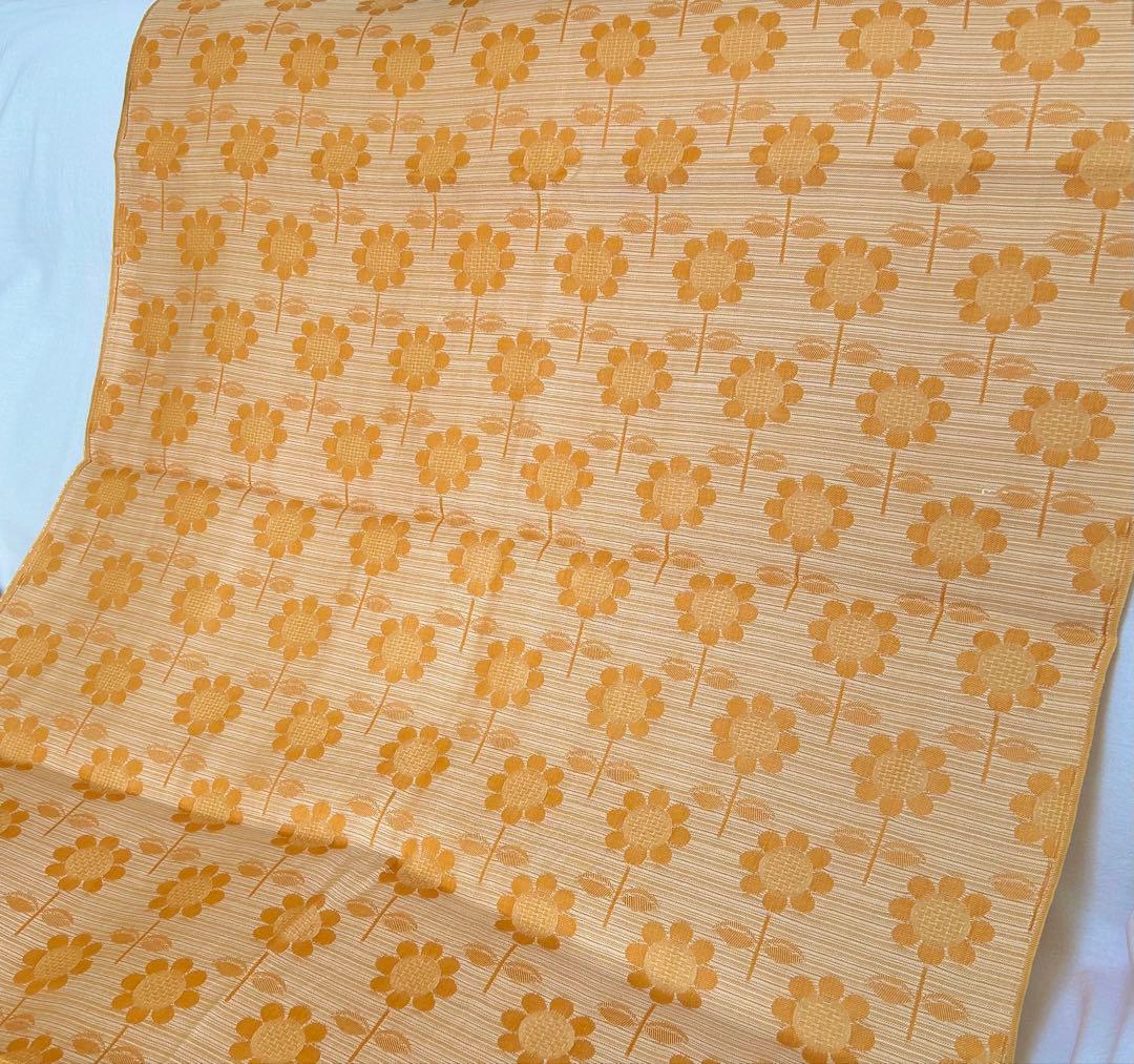 当時物 昭和レトロ レトロフラワー カーテン生地 4m まとめ売り 切売可