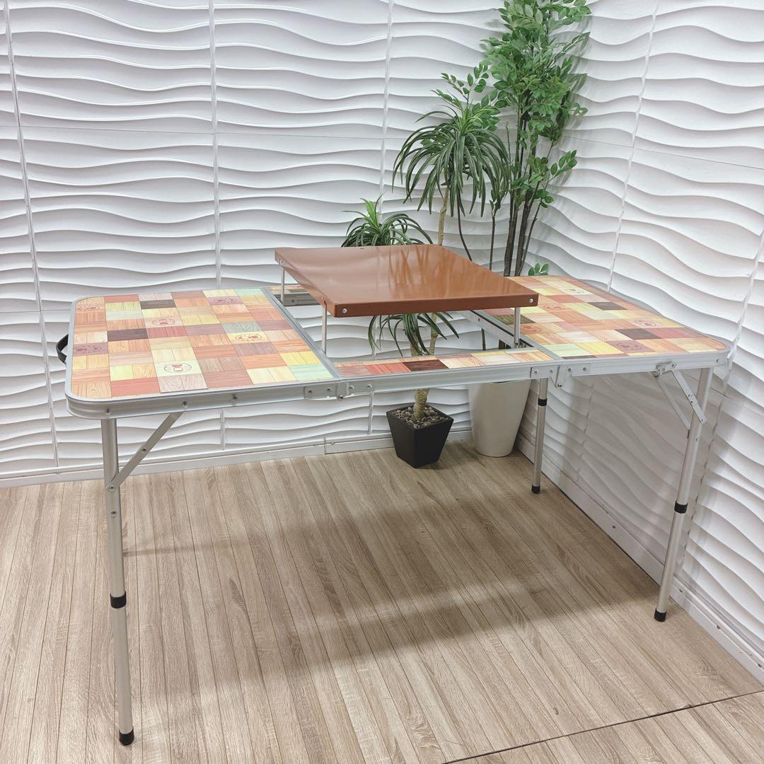 ◇Coleman◇ナチュラルモザイク◇BBQテーブル◇アウトドアテーブル◇