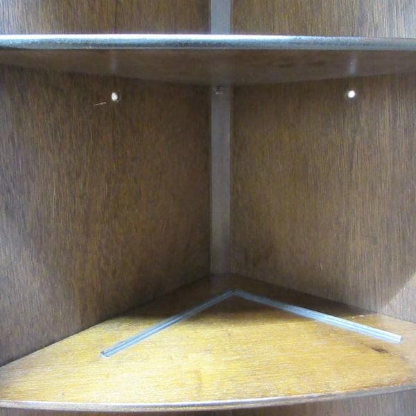 イギリス アンティーク 家具 ウォール コーナーキャビネット 英国 6102e