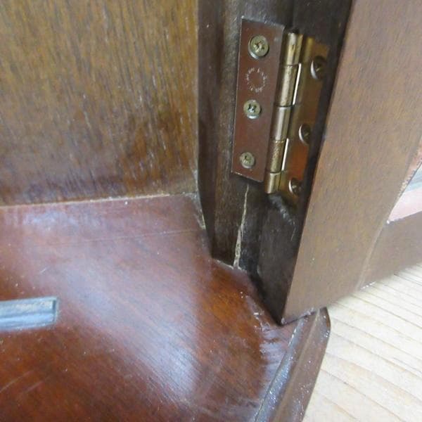 イギリス アンティーク 家具 ウォール コーナーキャビネット 英国 6102e