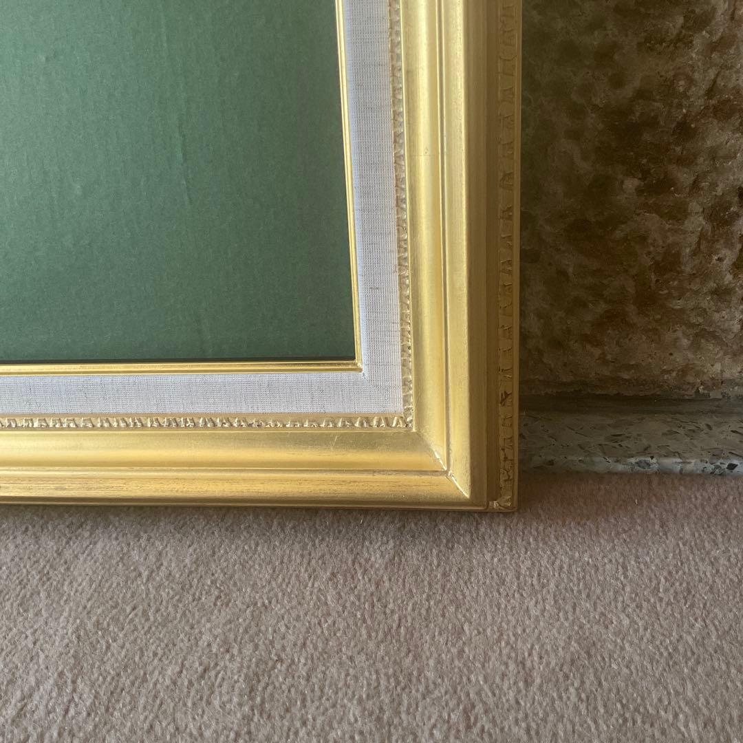 《お値打ち価格》　油彩額縁　F10 ゴールドフレーム　ガラス　アートフレーム