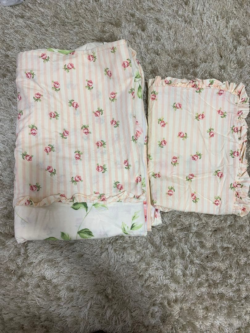 専用出品　　ローラアシュレイ　シングル布団カバーピロケースセット　2セットまとめ