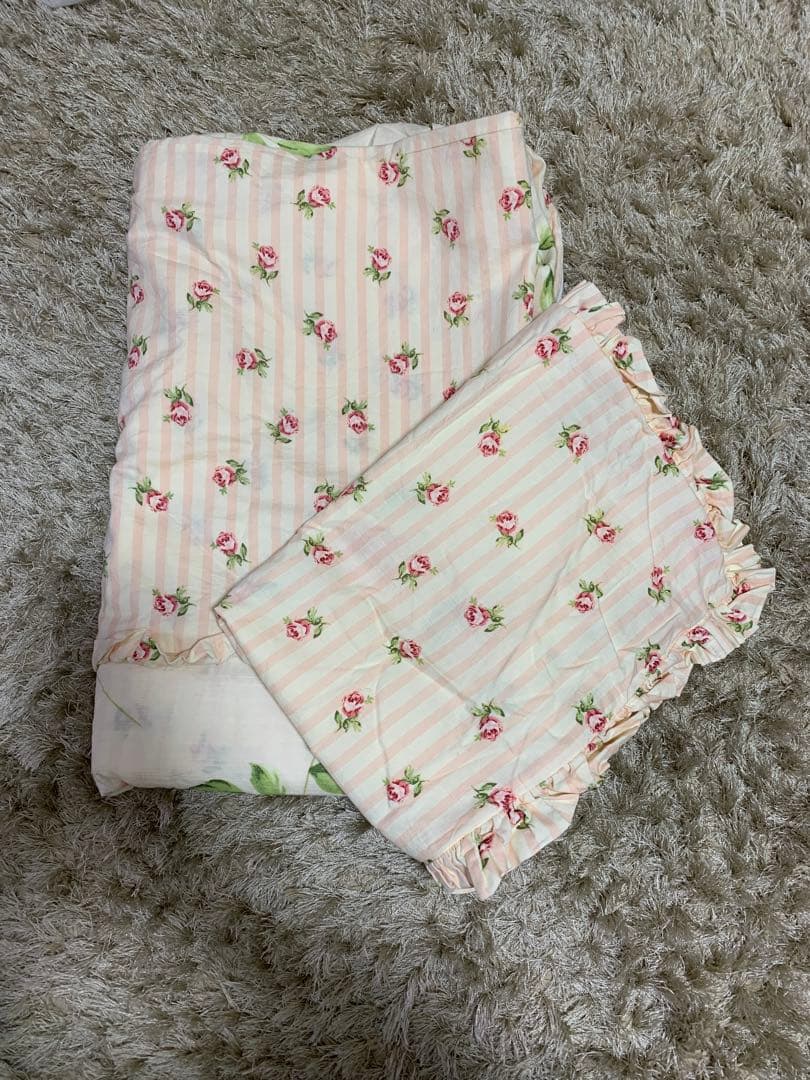 専用出品　　ローラアシュレイ　シングル布団カバーピロケースセット　2セットまとめ