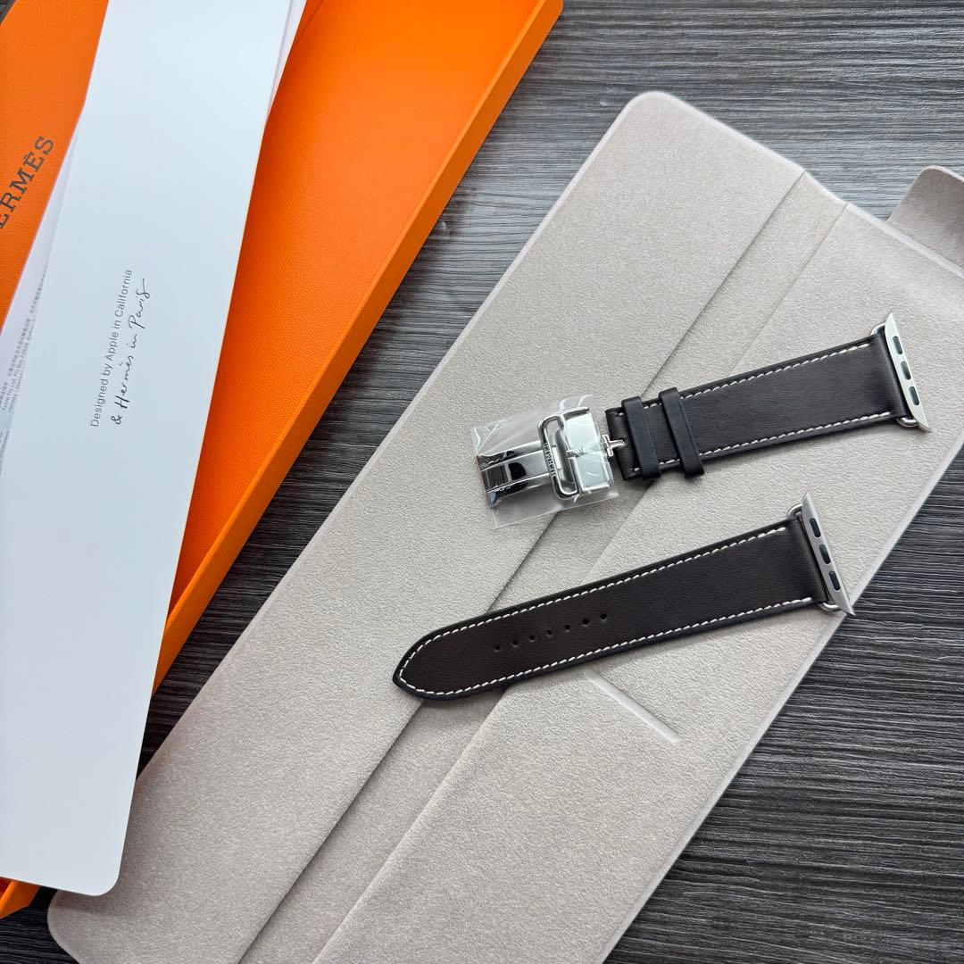 2853 ほぼ未使用　Apple Watch エルメス　エベンヌ　バックル