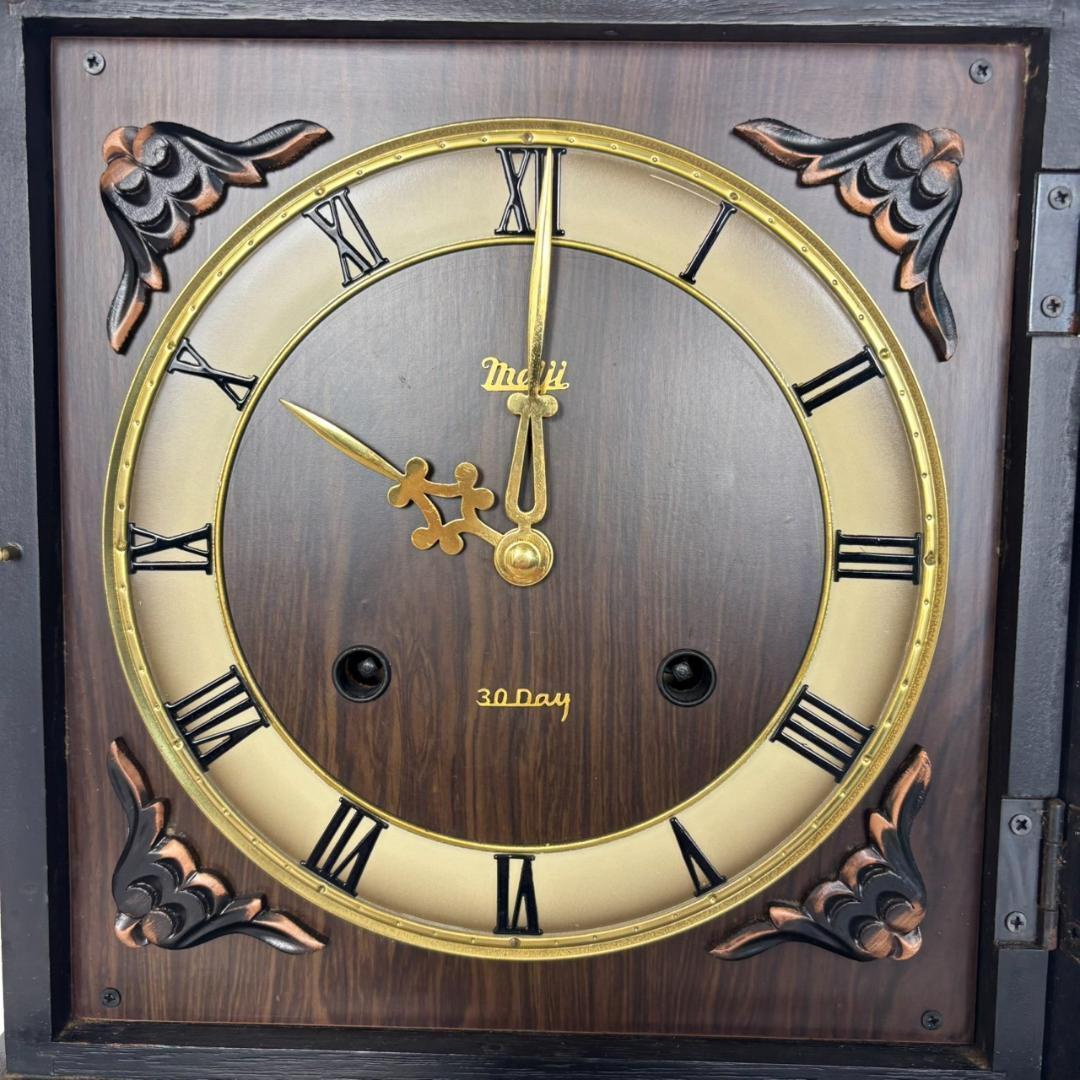 希少　動作品　ヴィンテージ　アンティーク　明治時計 30Day