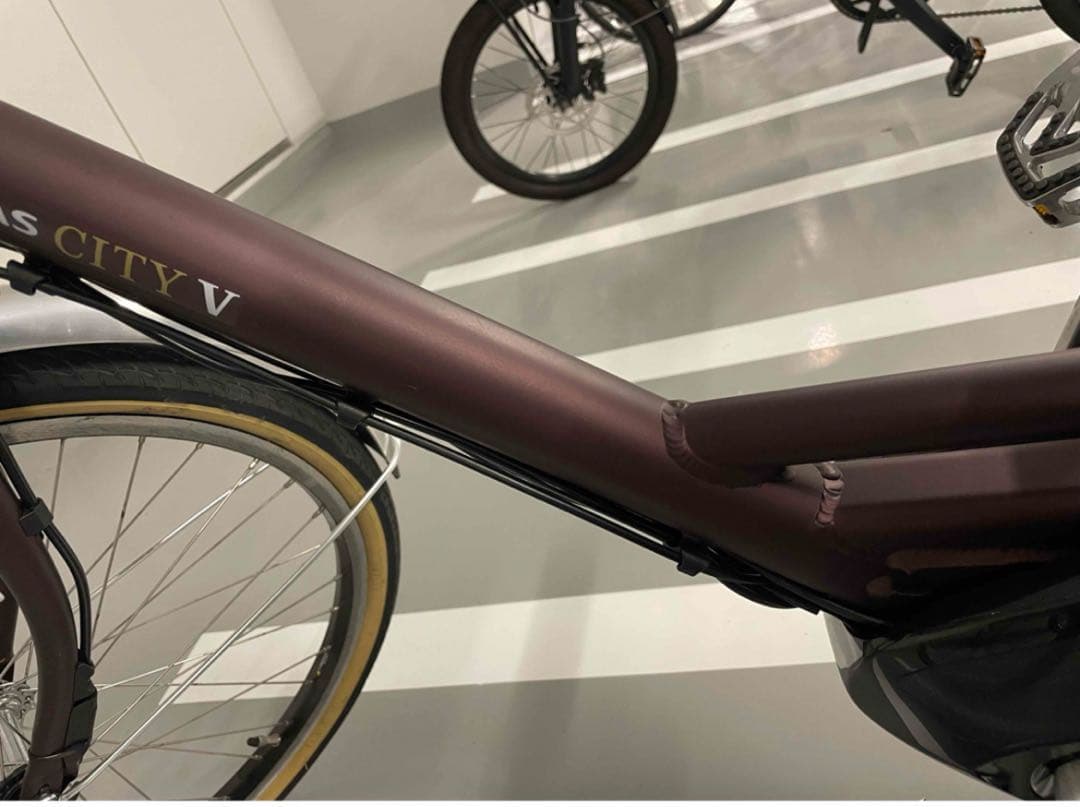 YAMAHA ヤマハCITY V 電動アシスト自転車 電動自転車　カゴ付き