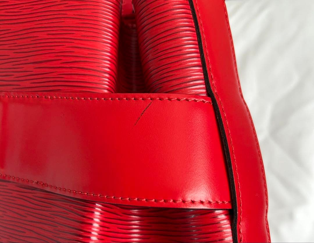【LOUIS VUITTON】ルイヴィトン エピ サックデポール 赤 ショルダー