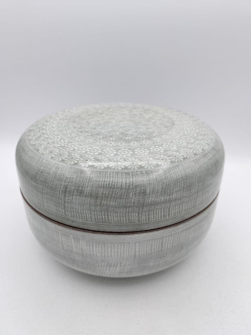 c697 喰篭 三島 森里陶楽 木箱 茶道具 古物