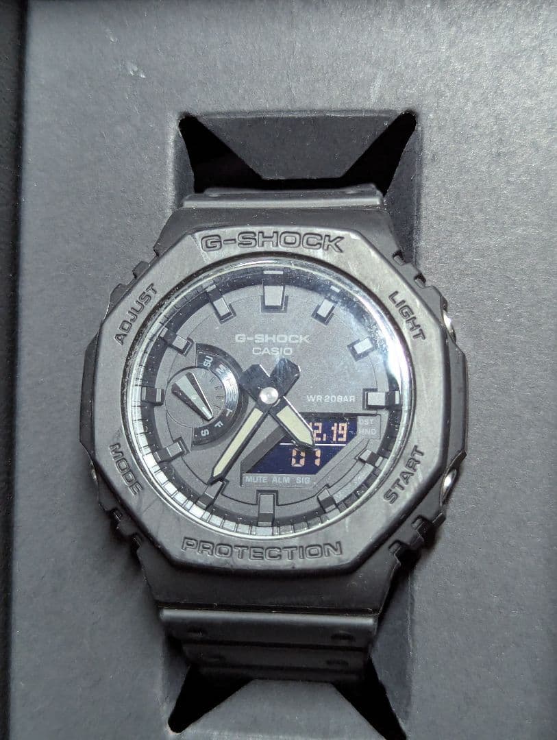 CASIO　G-SHOCK　GA-2100-1A1JFブラック