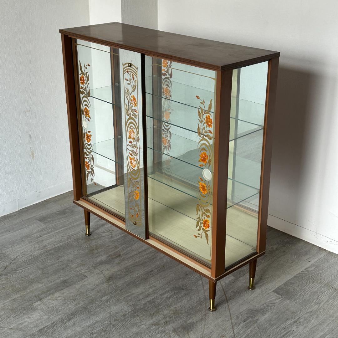 イギリス アンティーク家具 ディスプレイ キャビネット 1930年頃 779A