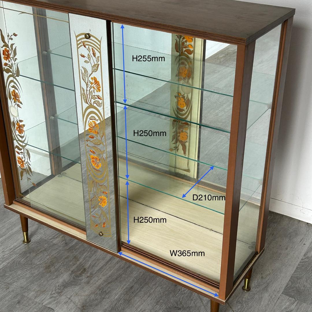 イギリス アンティーク家具 ディスプレイ キャビネット 1930年頃 779A