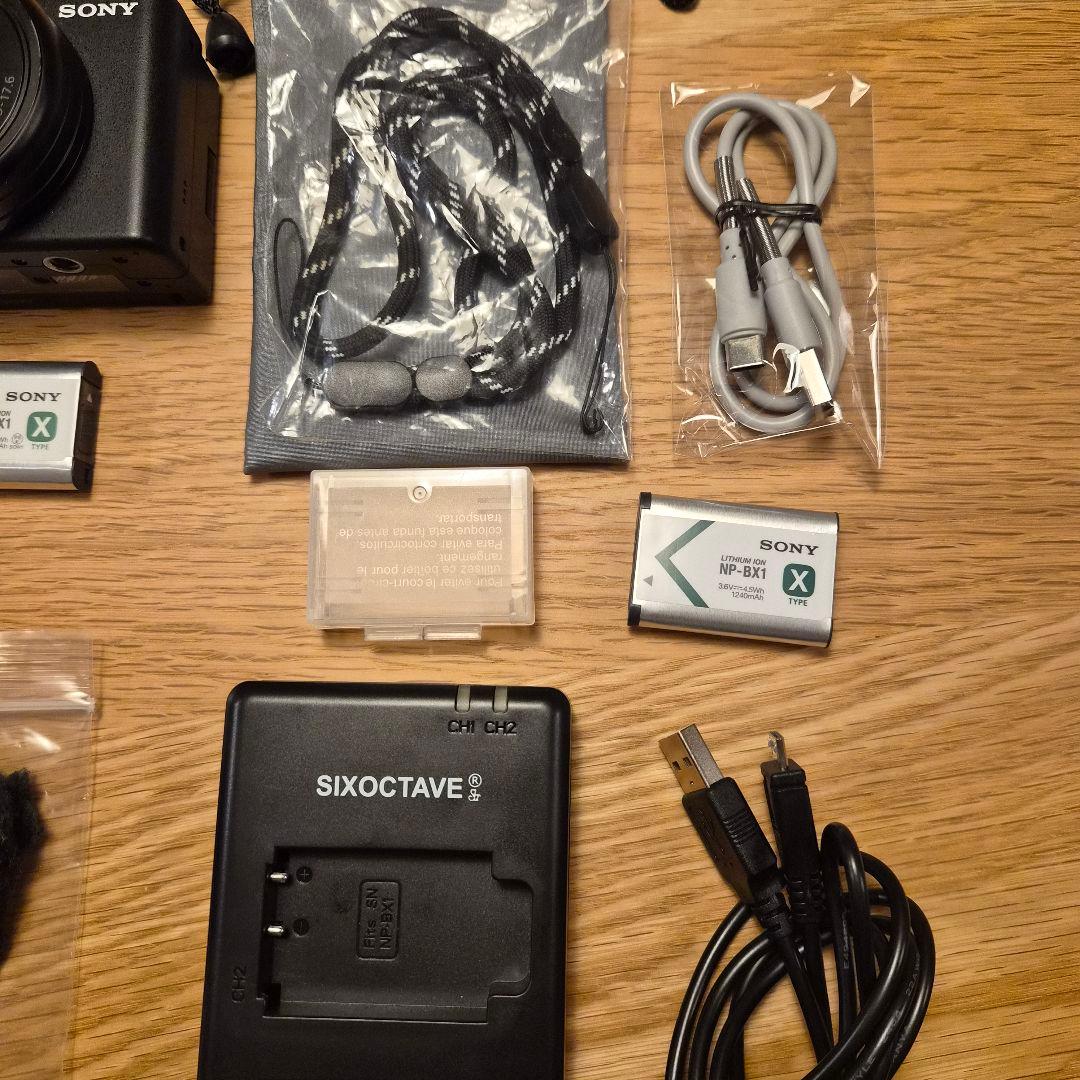 SONY VLOGCAM ZV-1M2 純正バッテリー+おまけ付き
