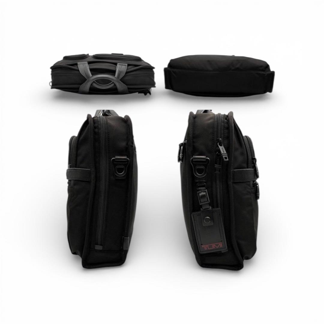 極美品 TUMI アルファ2 26114D2 ビジネスバッグ 黒 A4 PC可